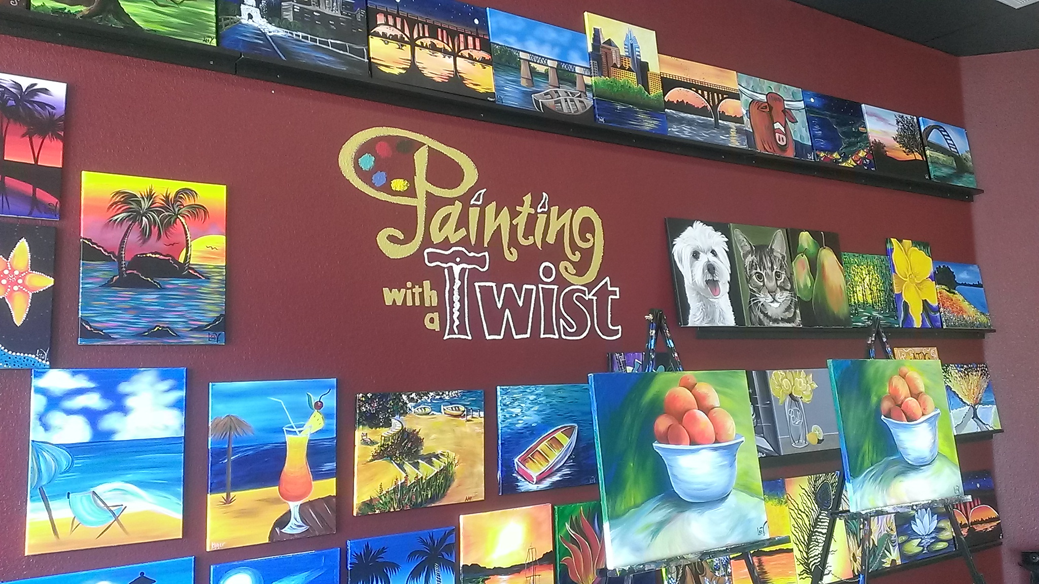 Create Your Masterpiece Painting With A Twist Lake Travis Lifestyle Create Your Masterpiece Painting With A Twist Lake Travis Lifestyle
