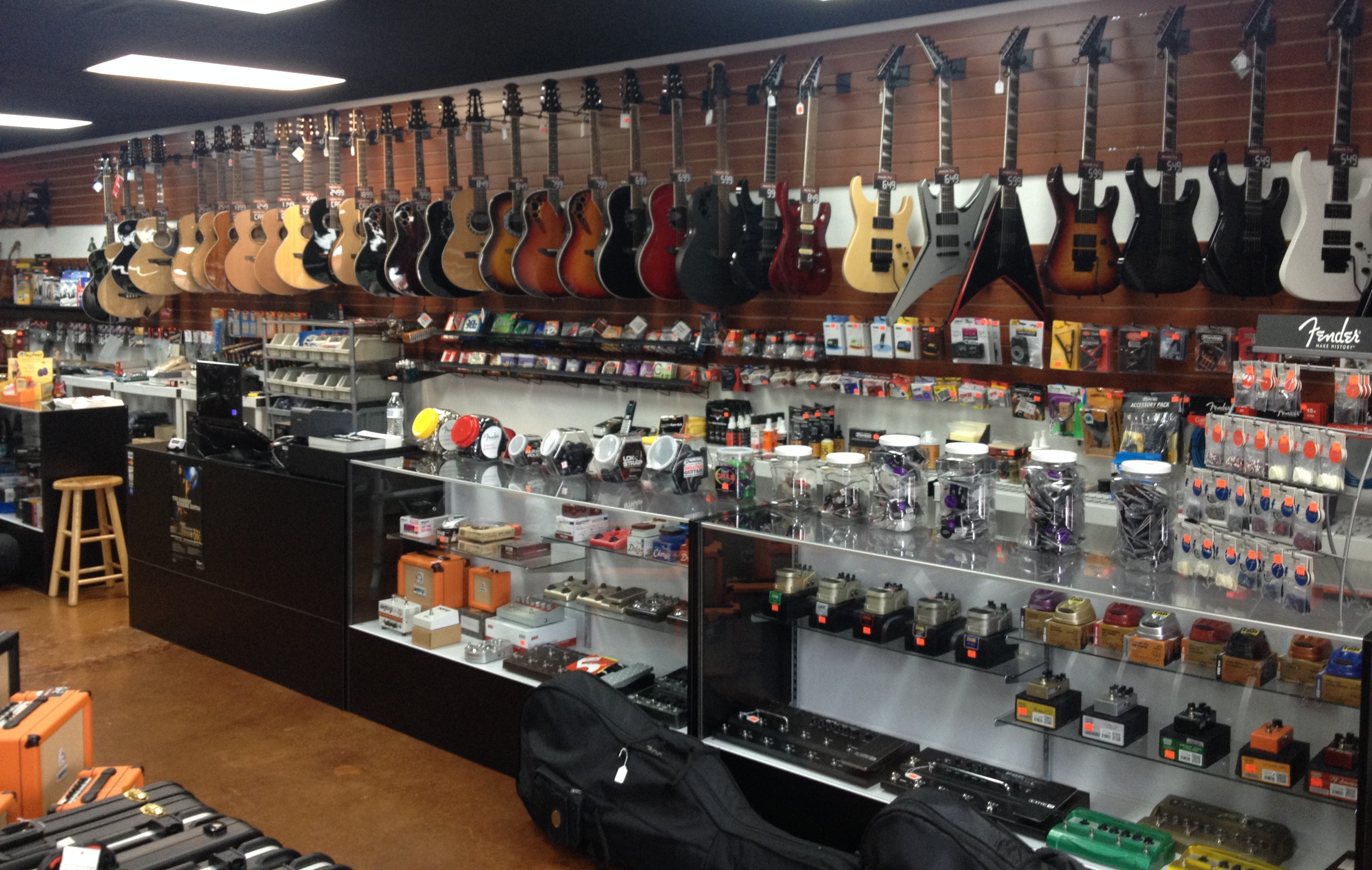 musical instrument stores