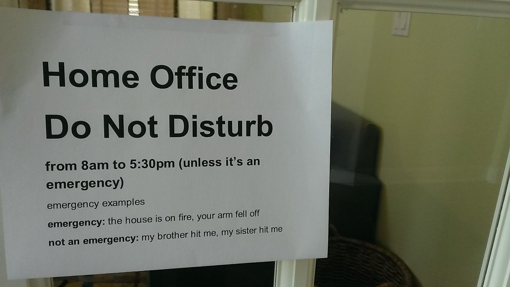 Home Office Do Not Disturb