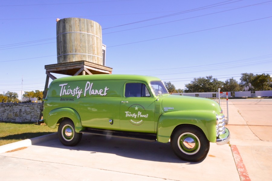 The ol' delivery truck at Thirsty Planet