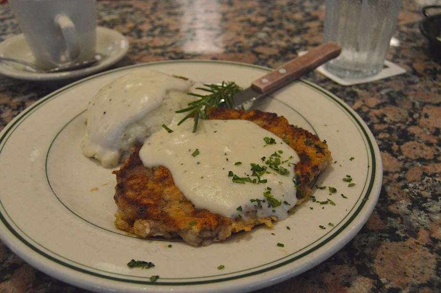 Chicken Fried Steak - the staple at Monument Cafe