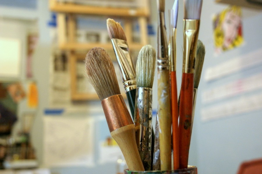 Paint brushes Karin Dalziel cc on Flickr