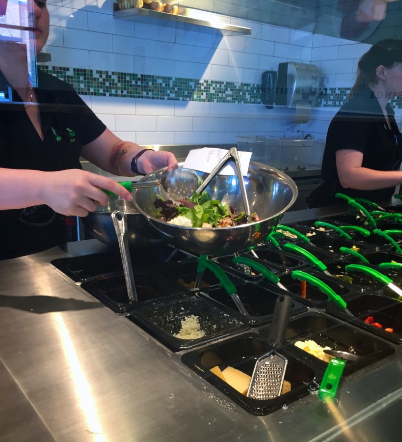 Made-to-order salads at MAD Greens