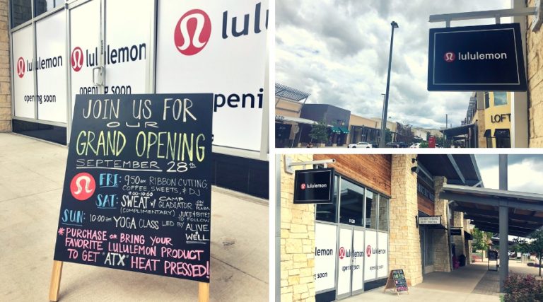 Lululemon and Contra/Common Grand Opening Celebrations at Hill Country Galleria