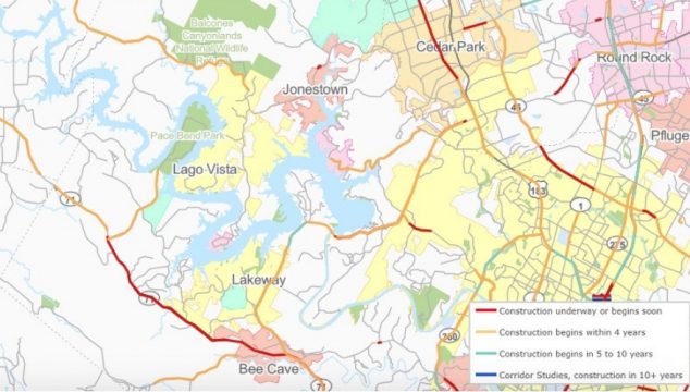 Congestion Conundrum: Roadway Projects in the Lake Travis Area